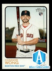 2022 Topps Heritage  #249 Connor Wong Boston Red Sox *Rookie Card*